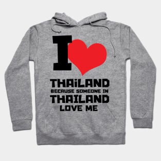 I Love Thailand Hoodie